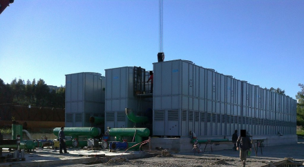 TORRI DI RAFFREDDAMENTO A SERVIZIO DI IMPIANTO PRODUZIONE DI ENERGIA DA 100 MWe - Boldrocchi T.E. Srl